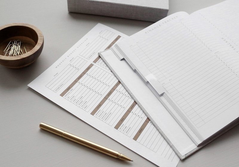 Structured document with checklist on a desk